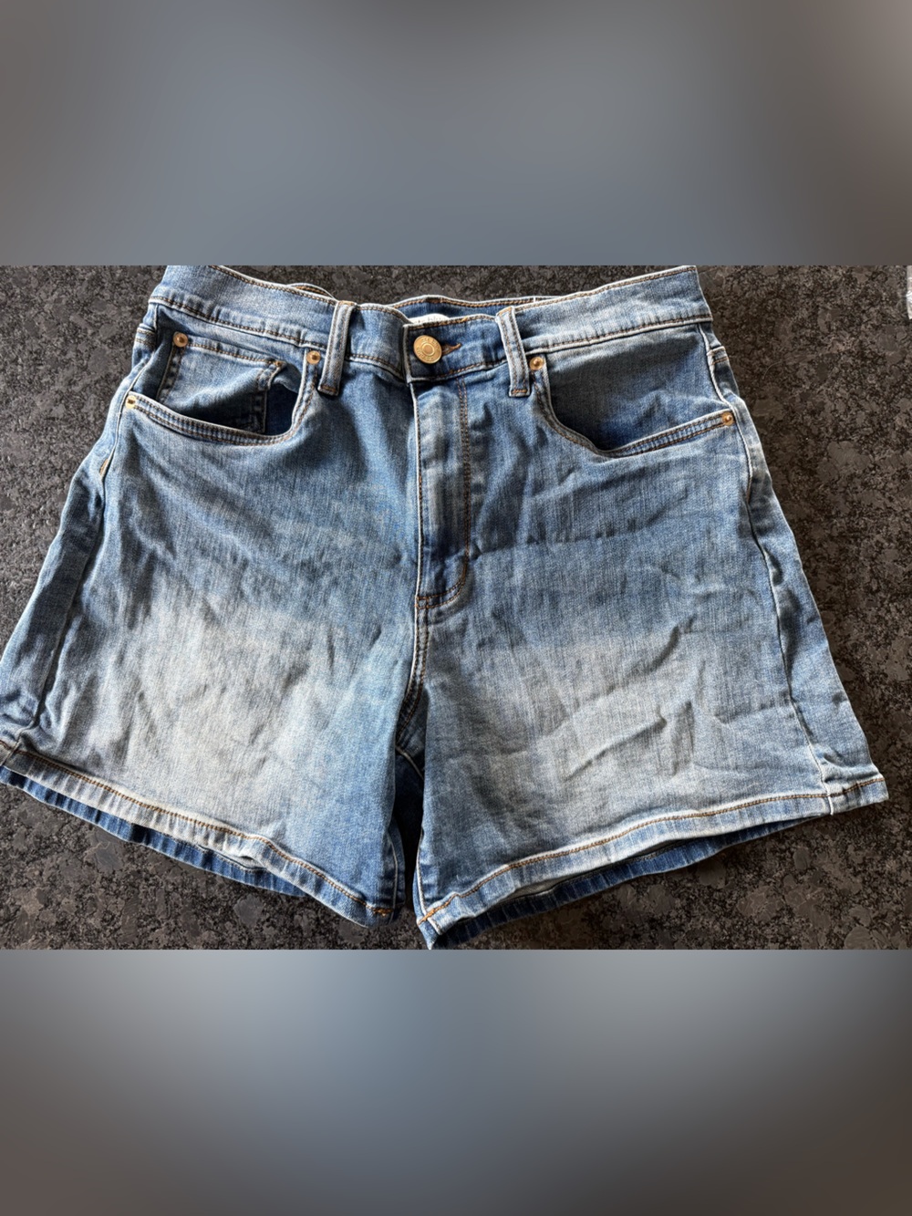 STS Blue Light Wash High-Rise Denim Shorts